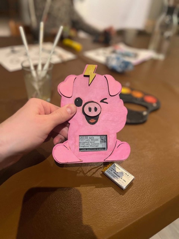 LightningPiggy in the wild 50