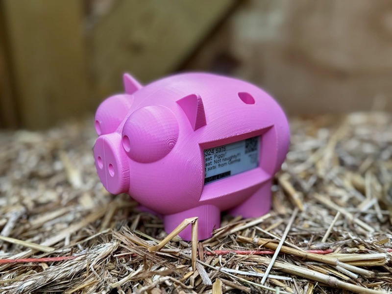 LightningPiggy in the wild 33