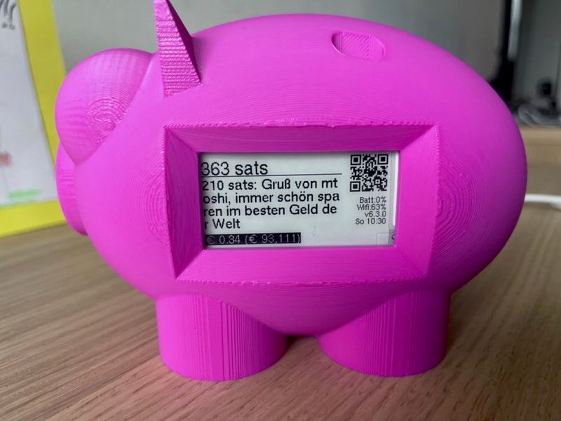 LightningPiggy in the wild 2